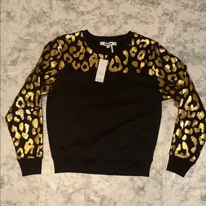 DKNY Black and Gold Sweater